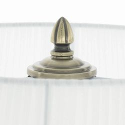 Citilux Вена CL402930T Торшер бронза со столиком и белым абажуром