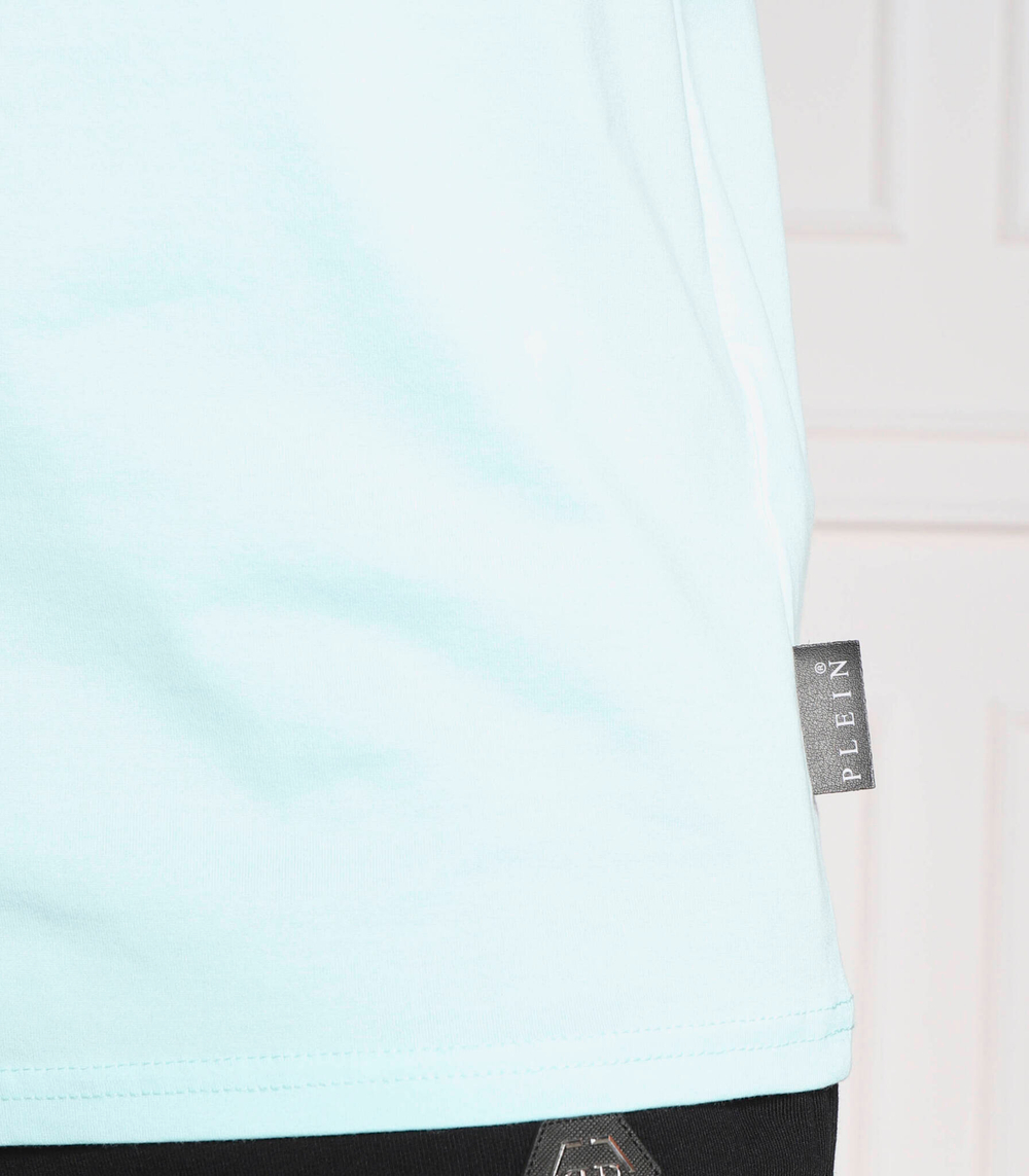 футболка Philipp Plein - голубой(MTK6119 PJY002N)