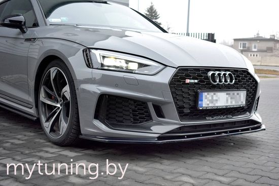 Сплиттер бампера переднего для AUDI RS5 B9 (17-...)