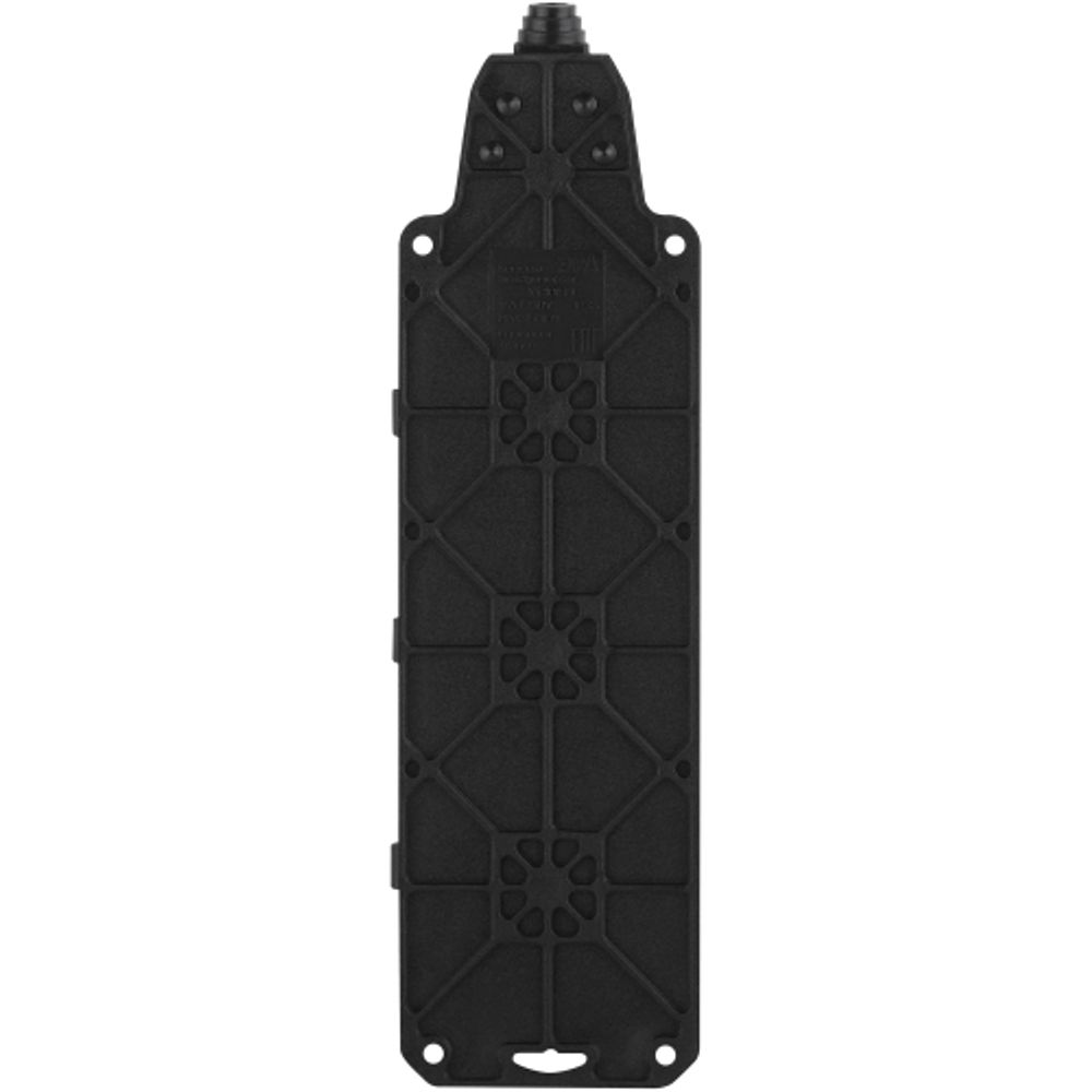 Колодка ЭРА K-3e-B-IP44 каучуковая с заземлением 3 розетки 16A IP44 черная | Колодки