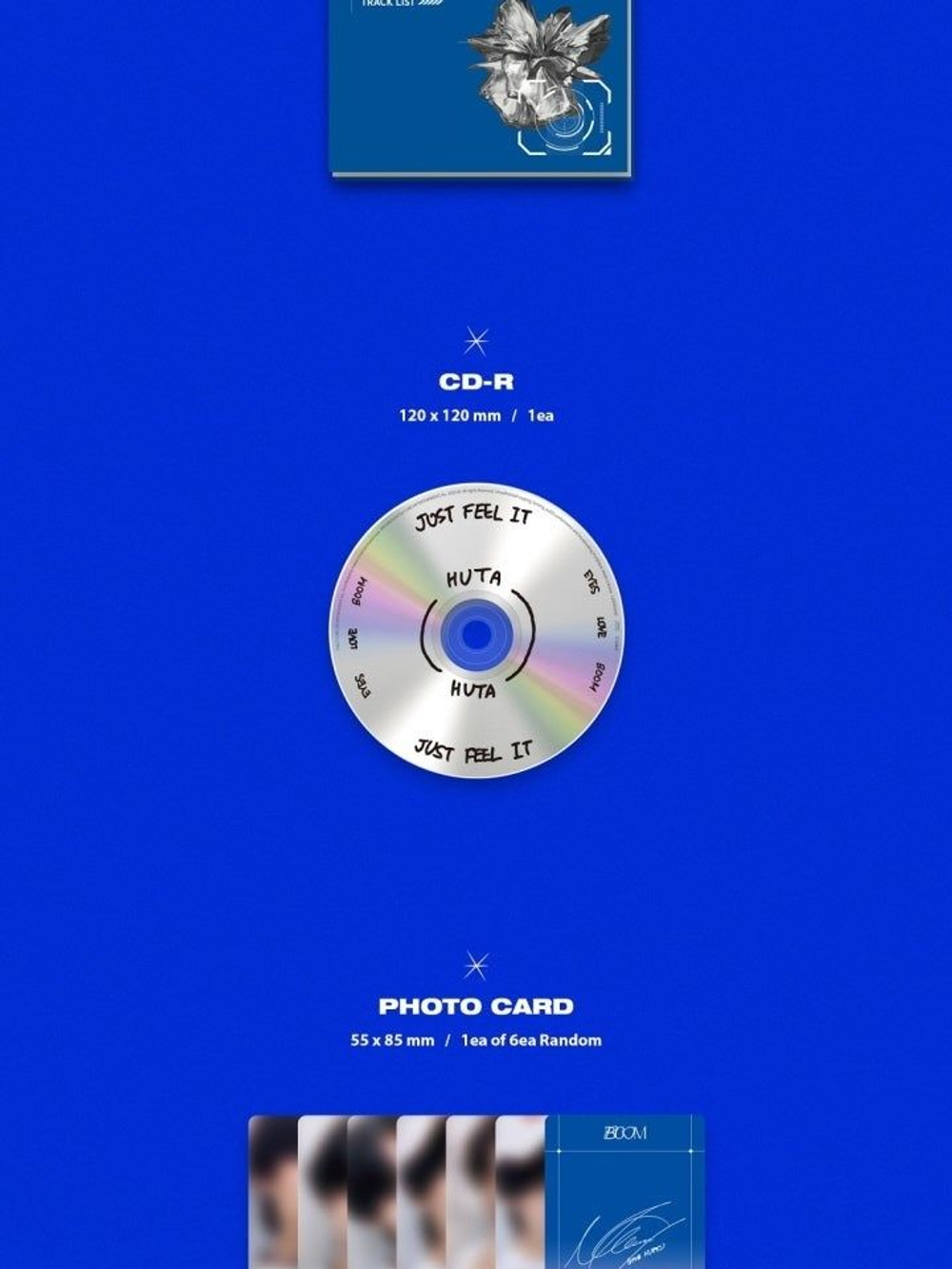 Альбом LEE MIN HYUK (HUTA) - BOOM 2nd Album Jewel Case