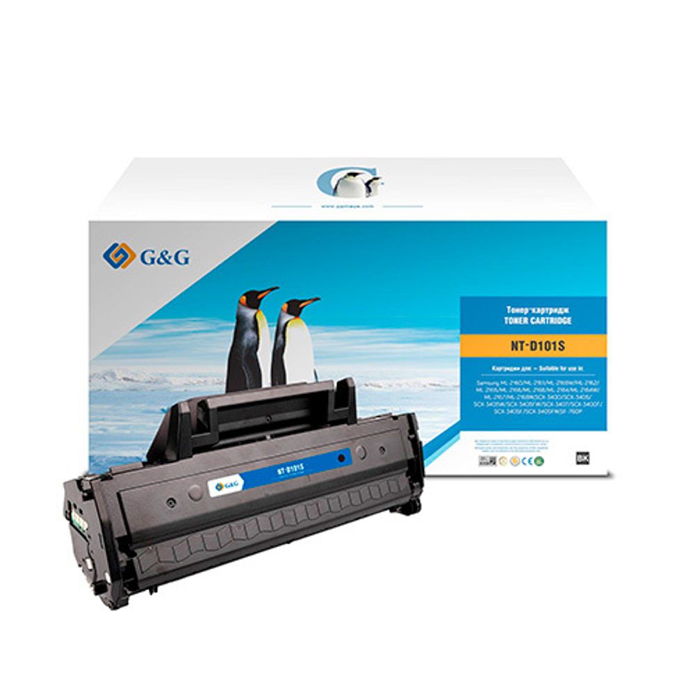 Картридж G&amp;G, аналог Samsung MLT-D101S/ HP SU698A 1.5k с чипом