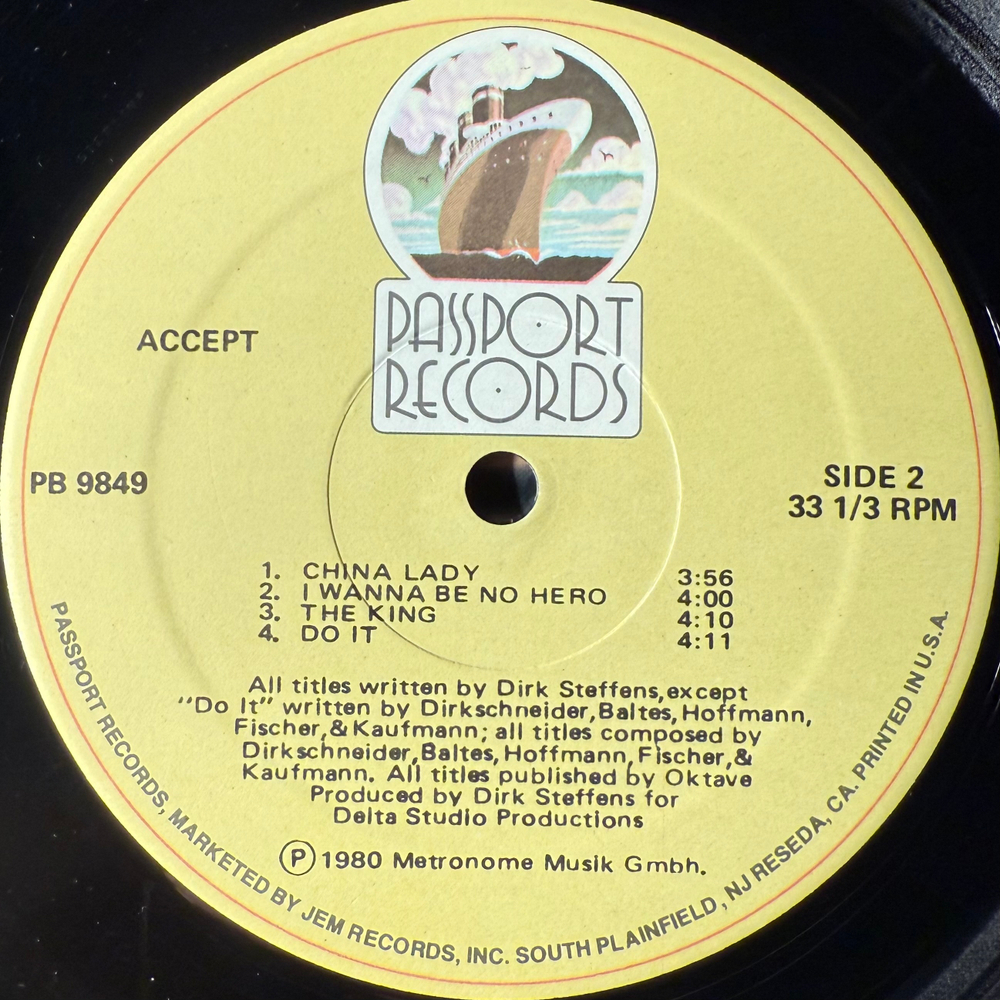 Accept ‎– Accept (США 1980г.)