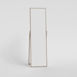 Зеркало напольное, 51x181x35, Баямо, массив дуба, беленый