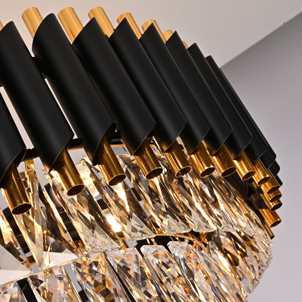 Подвесная Люстра Empire Black Chandelier Crystal D 70 By Imperiumloft