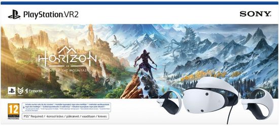 VR Sony PlayStation VR2, 120 Гц, с игрой Horizon Call of the mountain, белый