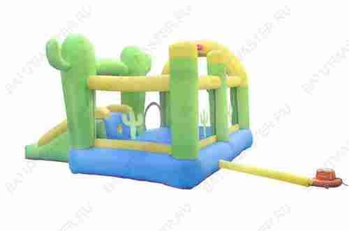 Батут для дачи "Весёлые кактусы"  3,6*3,45*2,4 м