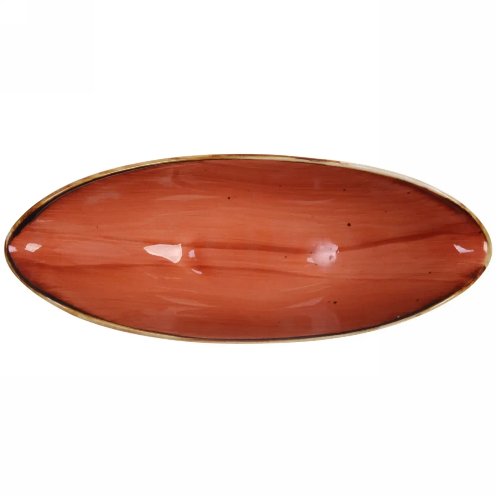 Салатник керамический «Corsica orange» 24*10*6см