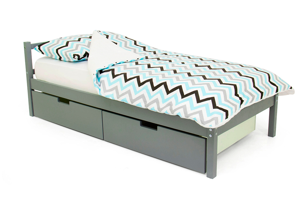 Детская кровать тахта Бельмарко Svogen графит