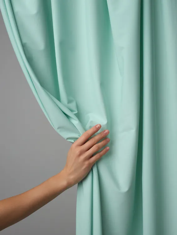 Микрофибра бельевая, эффект хлопка, Турция, ментол