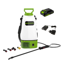 Опрыскиватель аккумуляторный Greenworks BPS2410, 24V, 10 л, c 1хАКБ 2Ач и ЗУ (BPS2410UA)