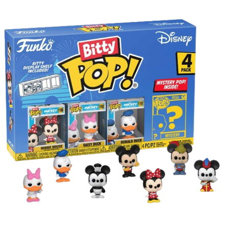 Фигурка Funko Bitty POP! Disney S2 Minnie Mouse+Daisy Duck+Donald Duck+Mystery