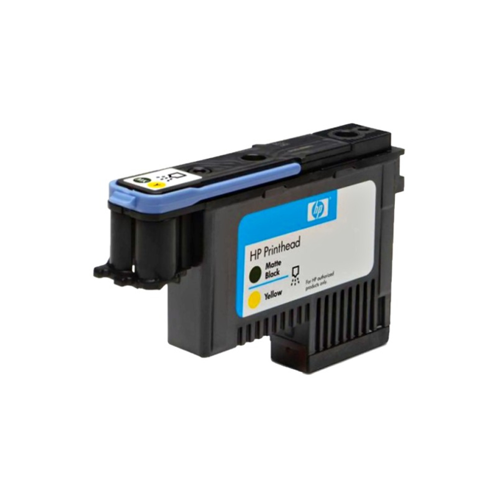 Печатающая головка HP 72 (C9384A) черная матовая и желтая (6K)