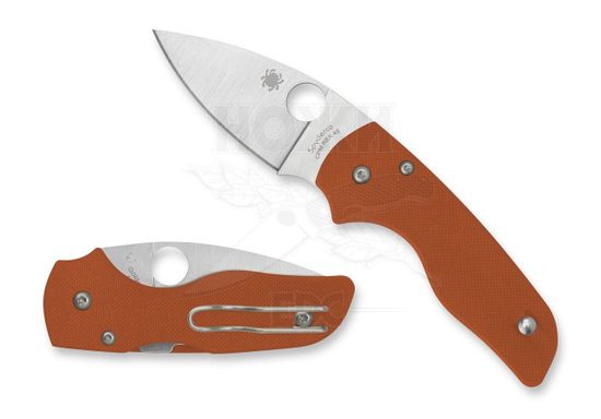 Складной нож Spyderco LIL NATIVE REX 45 SPRINT 230GPBORE c клинком из стали CPM-REX 45, рукоять G10