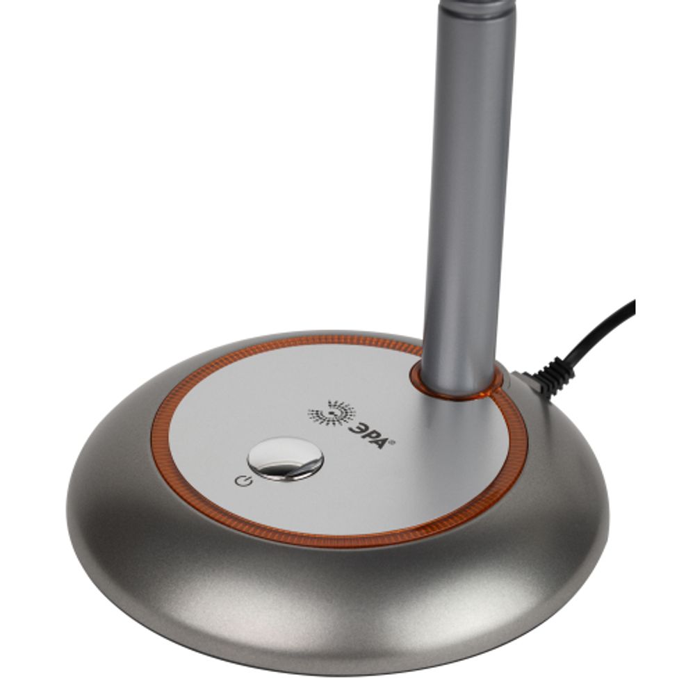 Настольный светильник ЭРА N-115-E27-40W-GY серый | Настольные светильники под лампу