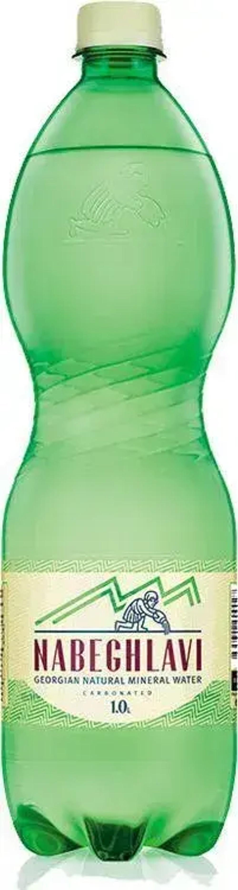 Вода газированная Набеглави минеральная, лечебно-столовая, 1 л