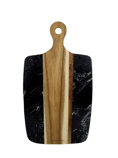 Доска сервировочная из акации и мрамора Kamille KM 10081 (40х22х1,3 см.)