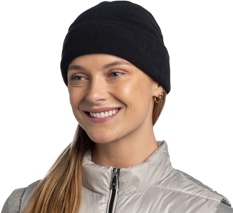 Шапка флисовая Buff Polar Prints Solid Black Фото 3