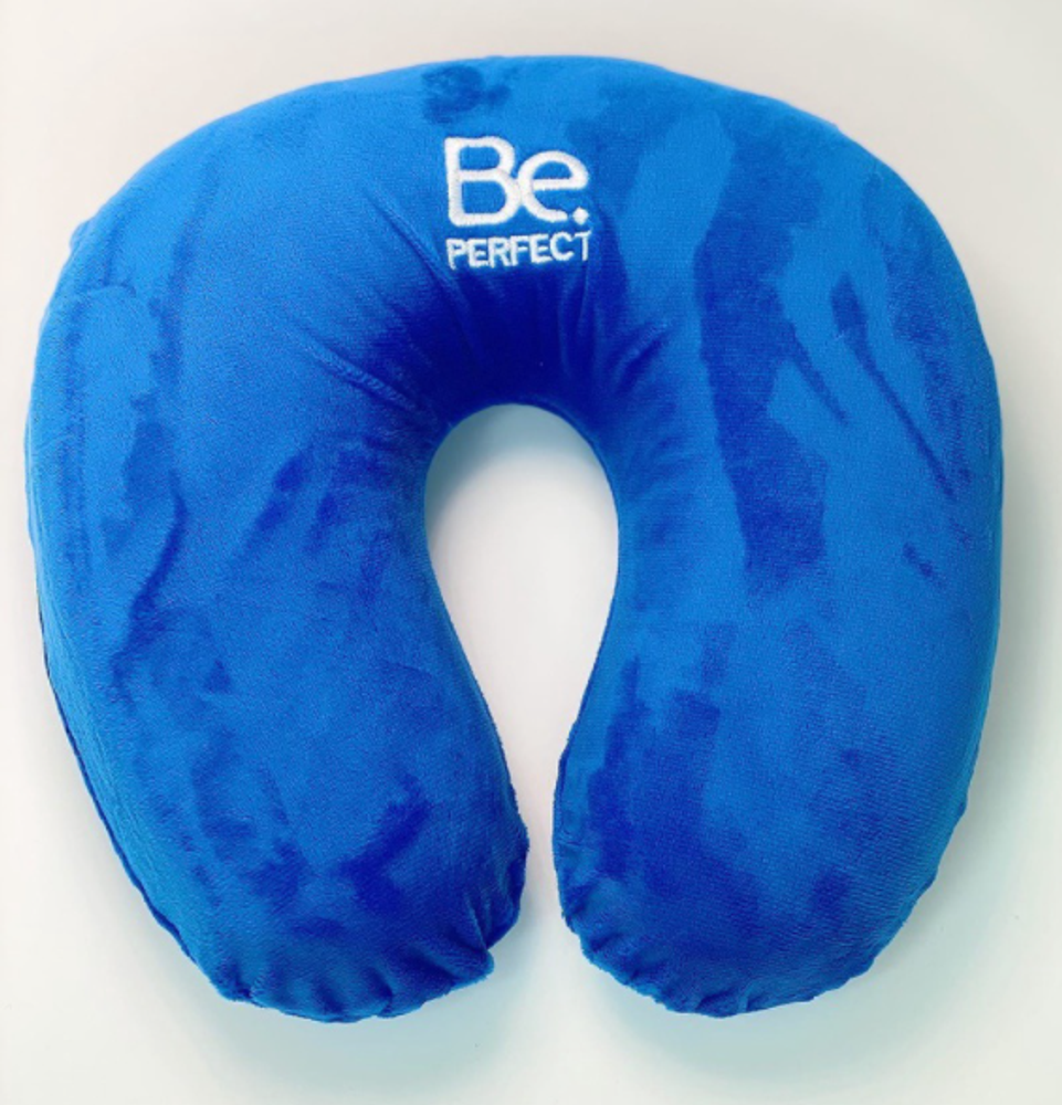 Подушка be perfect синяя с эффектом памяти