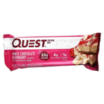 Quest Nutrition, Белковый батончик Quest, белый шоколад с малиной, 12 батончиков, 2,12 унц. (60 г) каждый