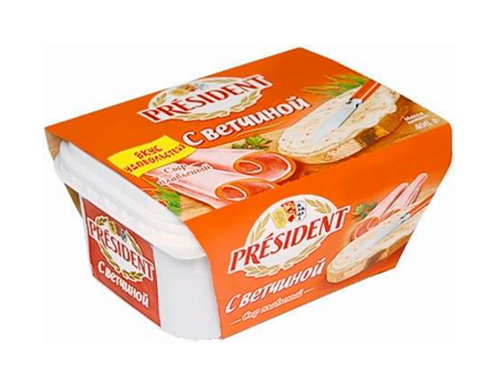 Сыр плавленый "President" 400гр