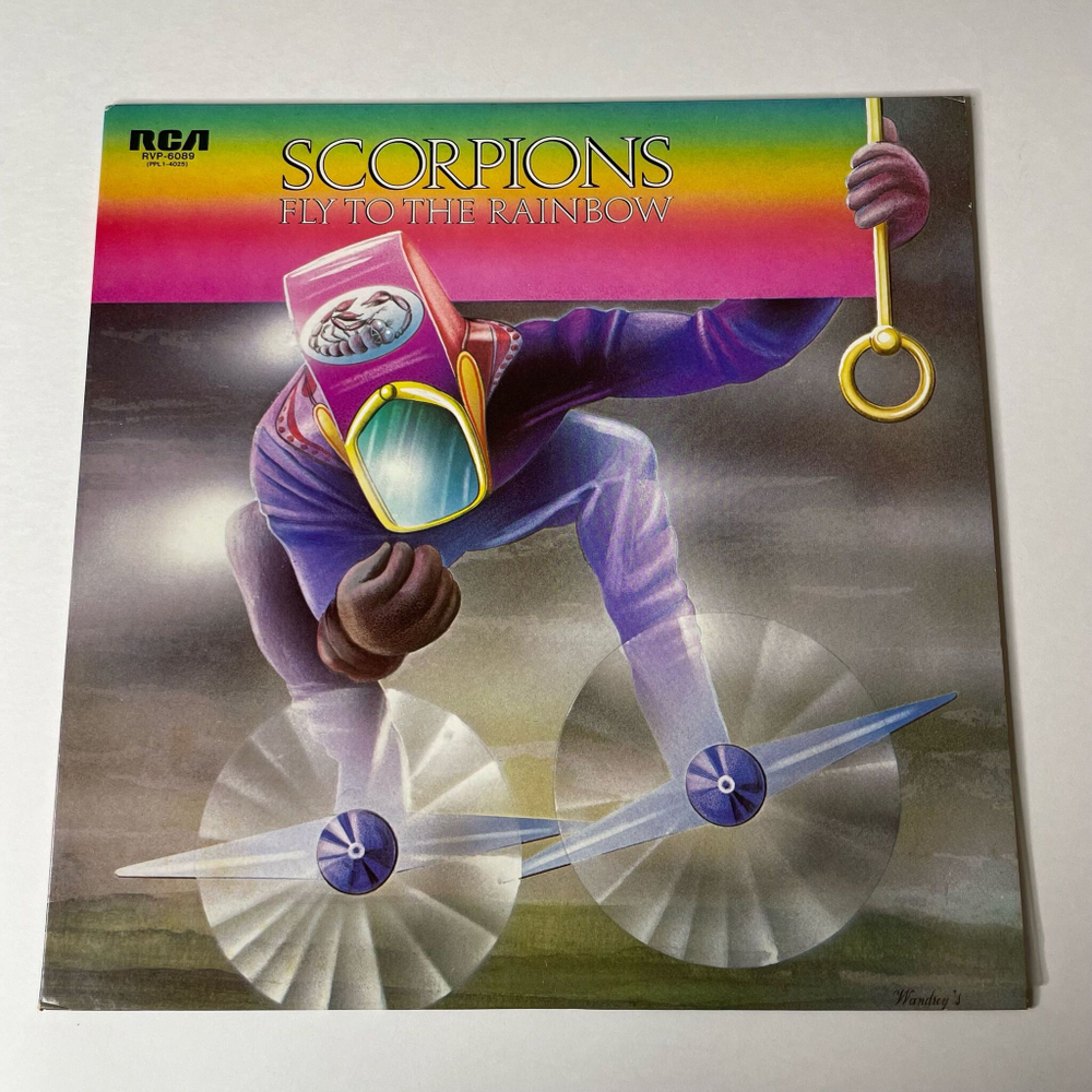 Винтажная виниловая пластинка LP Scorpions Fly To The Rainbow (Japan 1976) (No Obi) They Need A Million