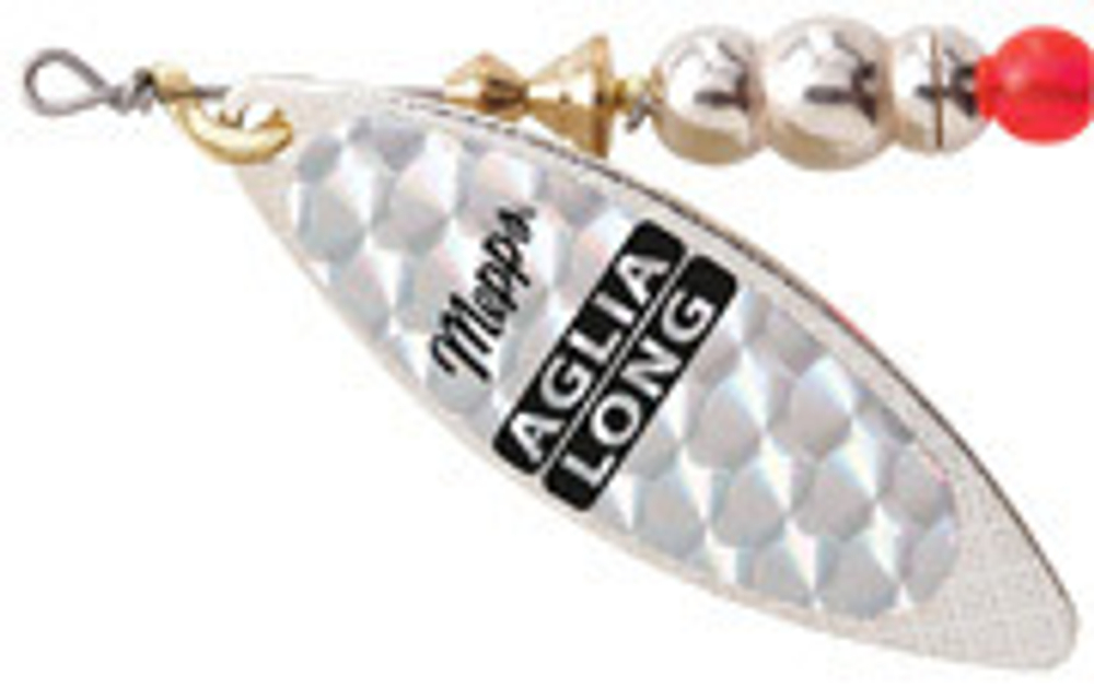 Блесна вращающаяся Mepps AGLIA LONG RAINBO, 0, SILVER