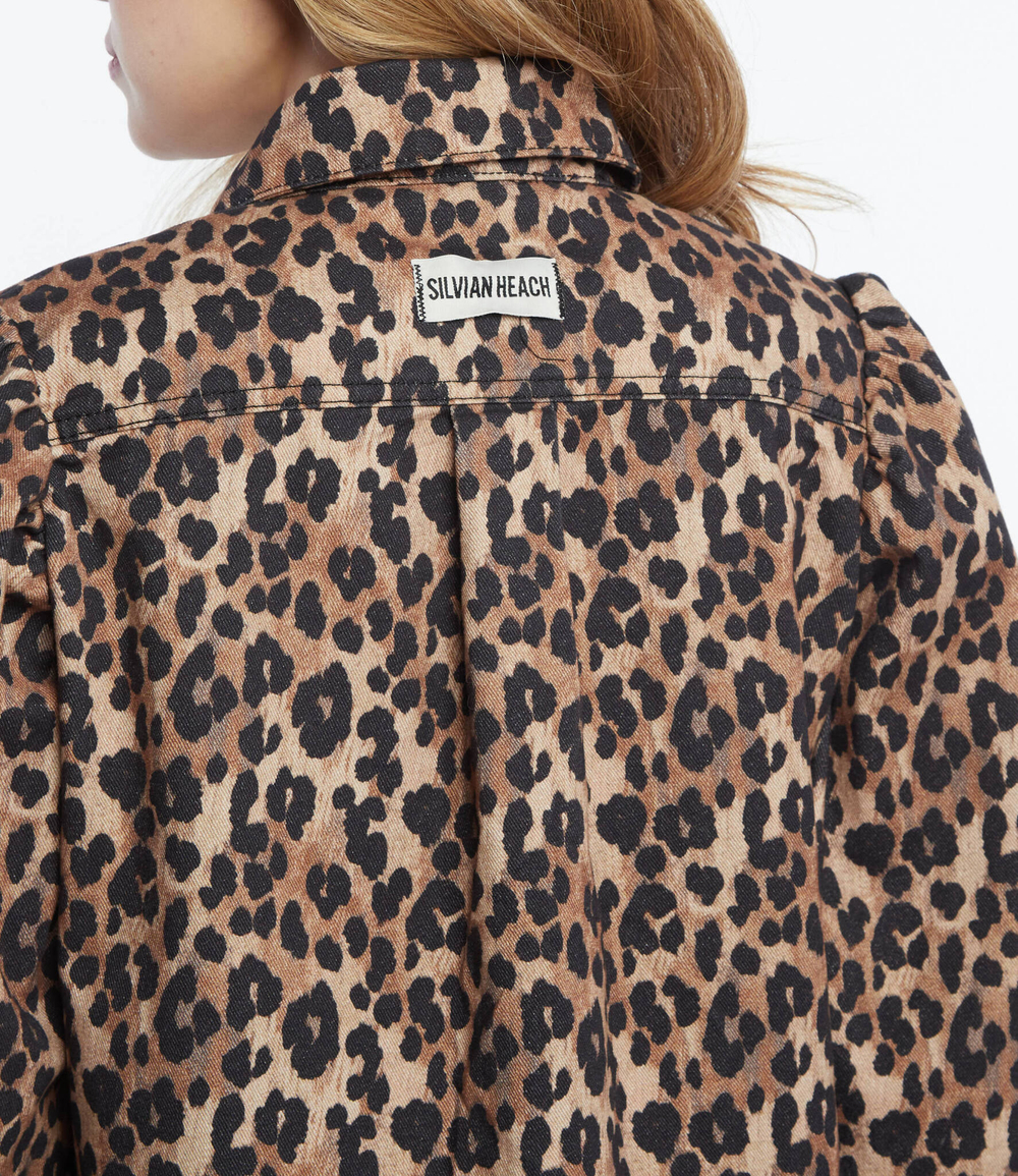 рубашка fivix Silvian Heach - коричневый(PGA21133CA)