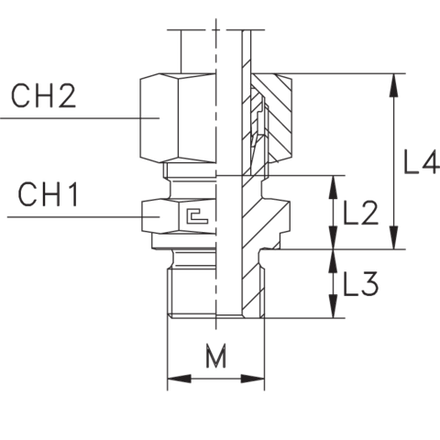 Штуцер FB DL06 M10x1 (в сборе)