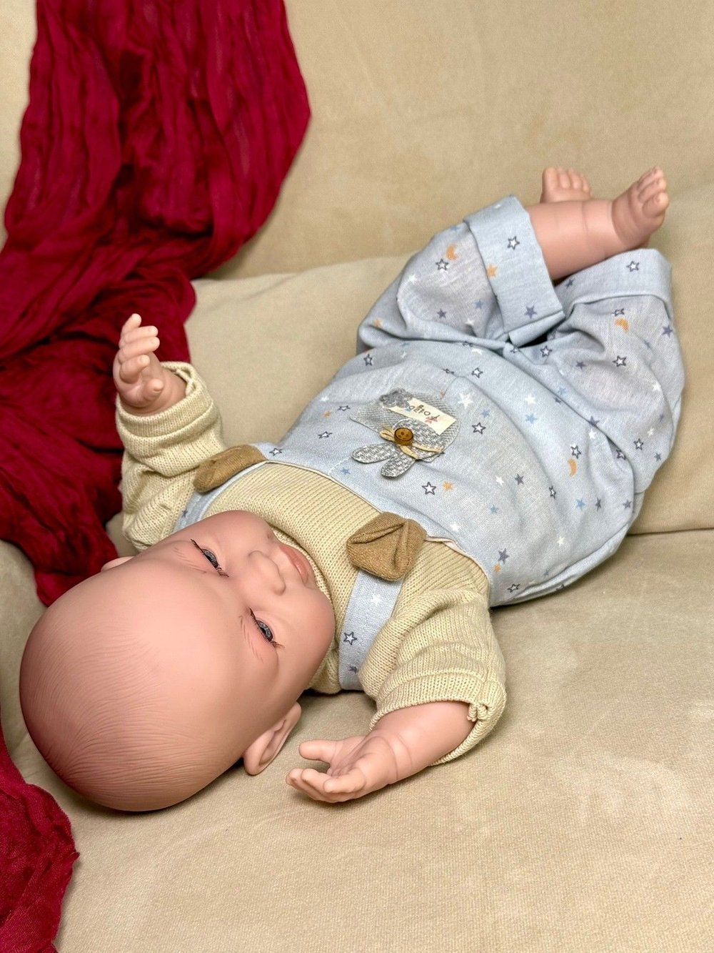 Кукла Berbesa мягконабивная 50см SAORO (5219S)