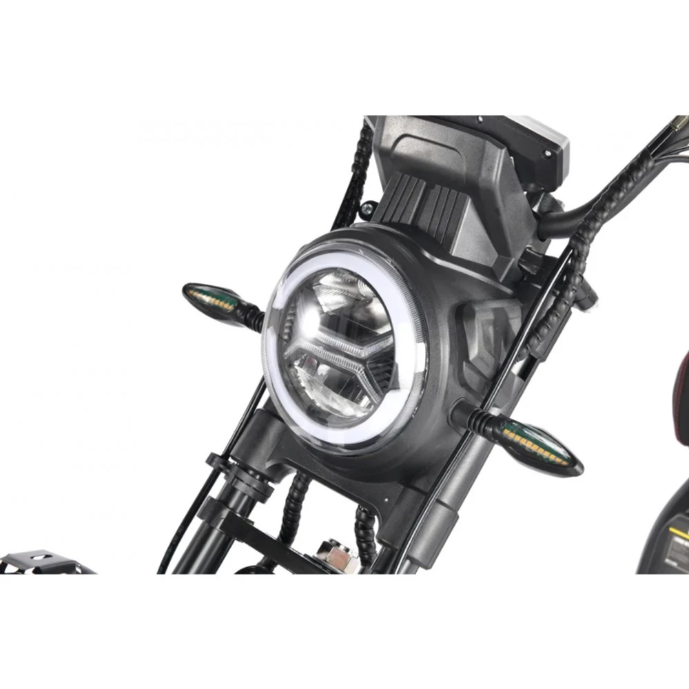 Электроскутер CityCoco White Siberia PRO+ 2500w Черный