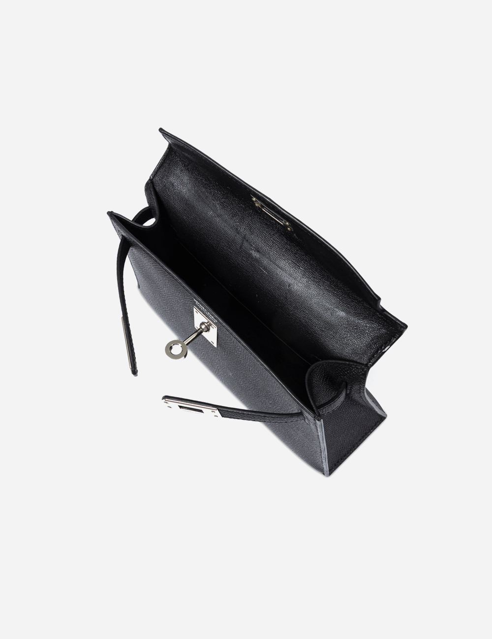 Сумка Hermes Epsom Mini Kelly 20 Palladium Hardware "Noir"