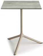 Стол ламинированный обеденный складной Scab Design Tripe Maxi Folding, тортора, состаренный серый дуб