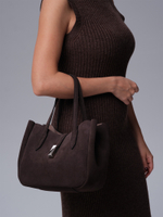 Замшевая сумка Sophie DBR 31059 сливовый