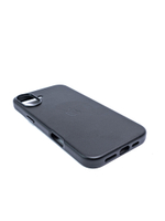 Кожаный чехол Leather Case на iPhone 16 Plus, Черный