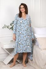 Халат Модест-3 Виотекс ГОЛУБОЙ (Акция)