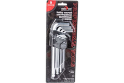 Набор шестигранников 9 предметов СЕРВИС КЛЮЧ PROFFI 76401