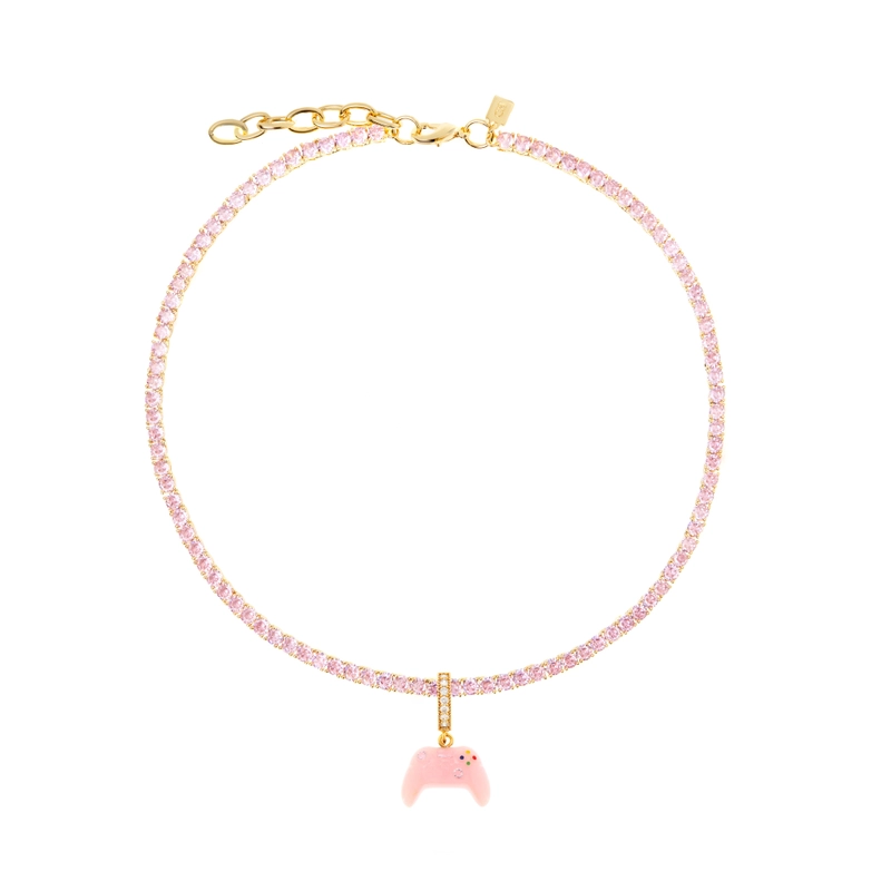 Колье Геймер Серена – Розовое