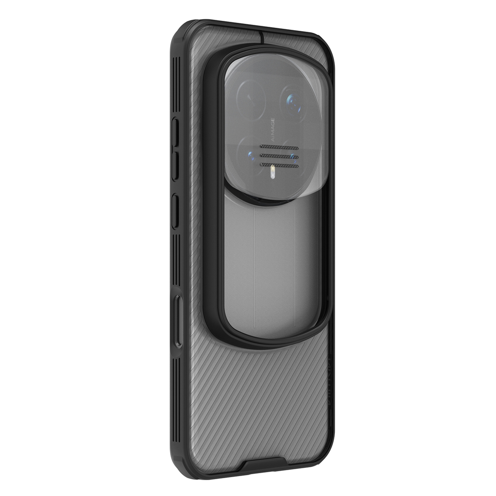 Чехол прозрачный с защитной шторкой для камеры для Honor Magic 8 Pro, серия CamShield Pro (Clear version) от Nillkin