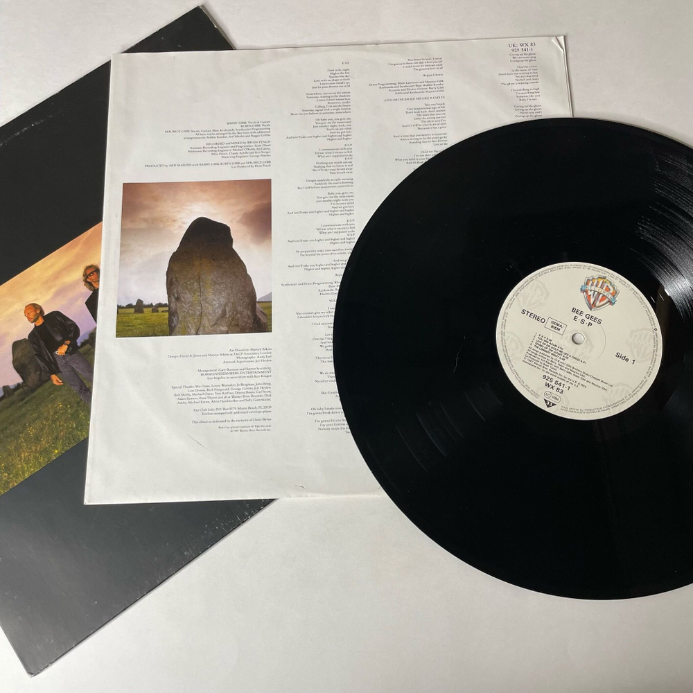Винтажная виниловая пластинка LP Bee Gees E S P (Germany 1987) You Win Again