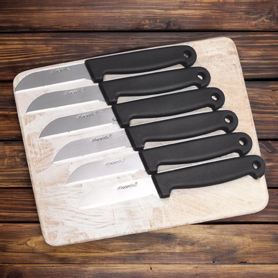 Ножи кухонные 6 шт. Kamille KM 5340 для чистки и нарезки овощей