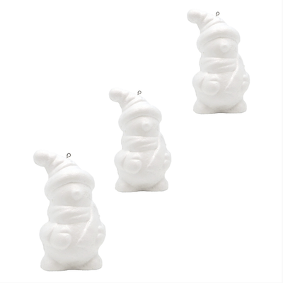 Форма из пенопласта Елочная игрушка "СНЕГОВИЧОК" (3шт)