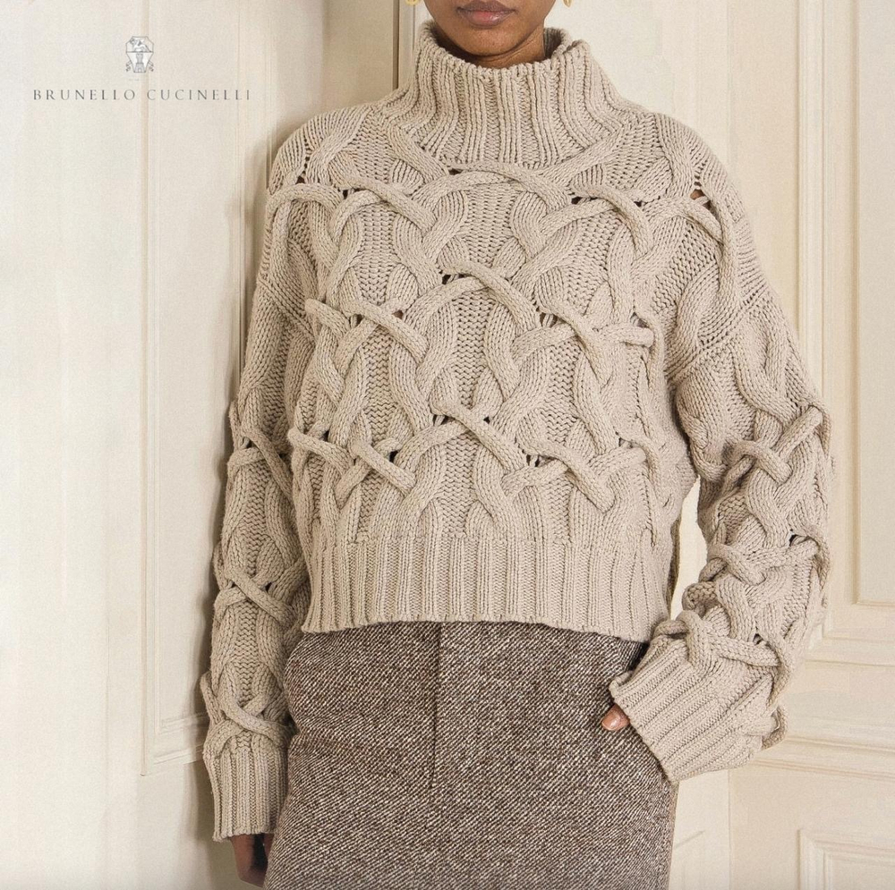 Видео мастер-класс по джемперу от Cucinelli "Mysterious"