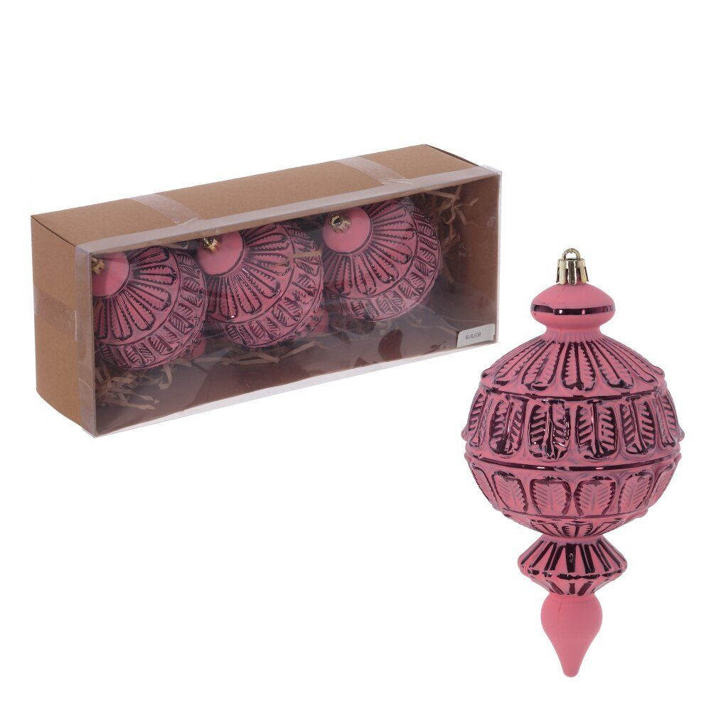 GAEM Набор из 3шт Украшение новогоднее "Шар", L28 W7,5 H11 см