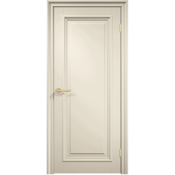 Фото межкомнатной двери эмаль Дверцов Брессо 1 цвет жемчужно-белый RAL 1013 глухая