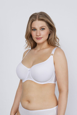 Формованный бюстгальтер из воздухопроницаемого материала (Размер: 85F) (Цвет: черный)