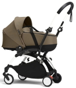 Коляска Stokke YOYO3 Newborn Shell рама белая White 2 в 1 Toffee