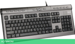 Клавиатура A4Tech KLS-7MUU серебристый