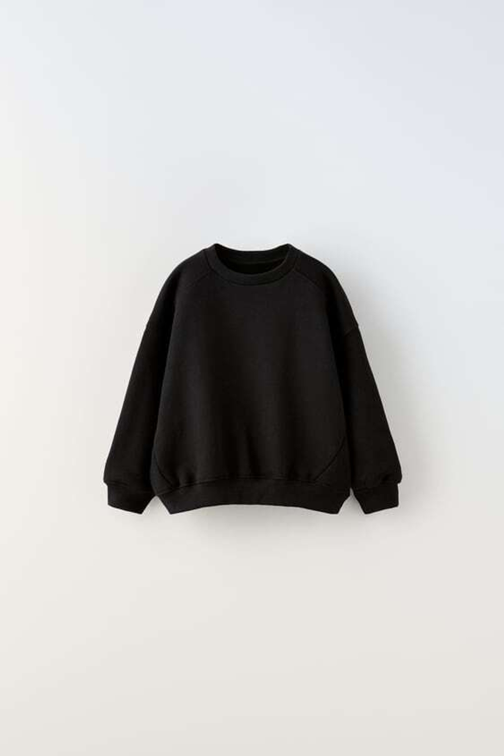 ZARA ТОЛСТОВКА С РАЗРЕЗАМИ, ЧЕРНЫЙ