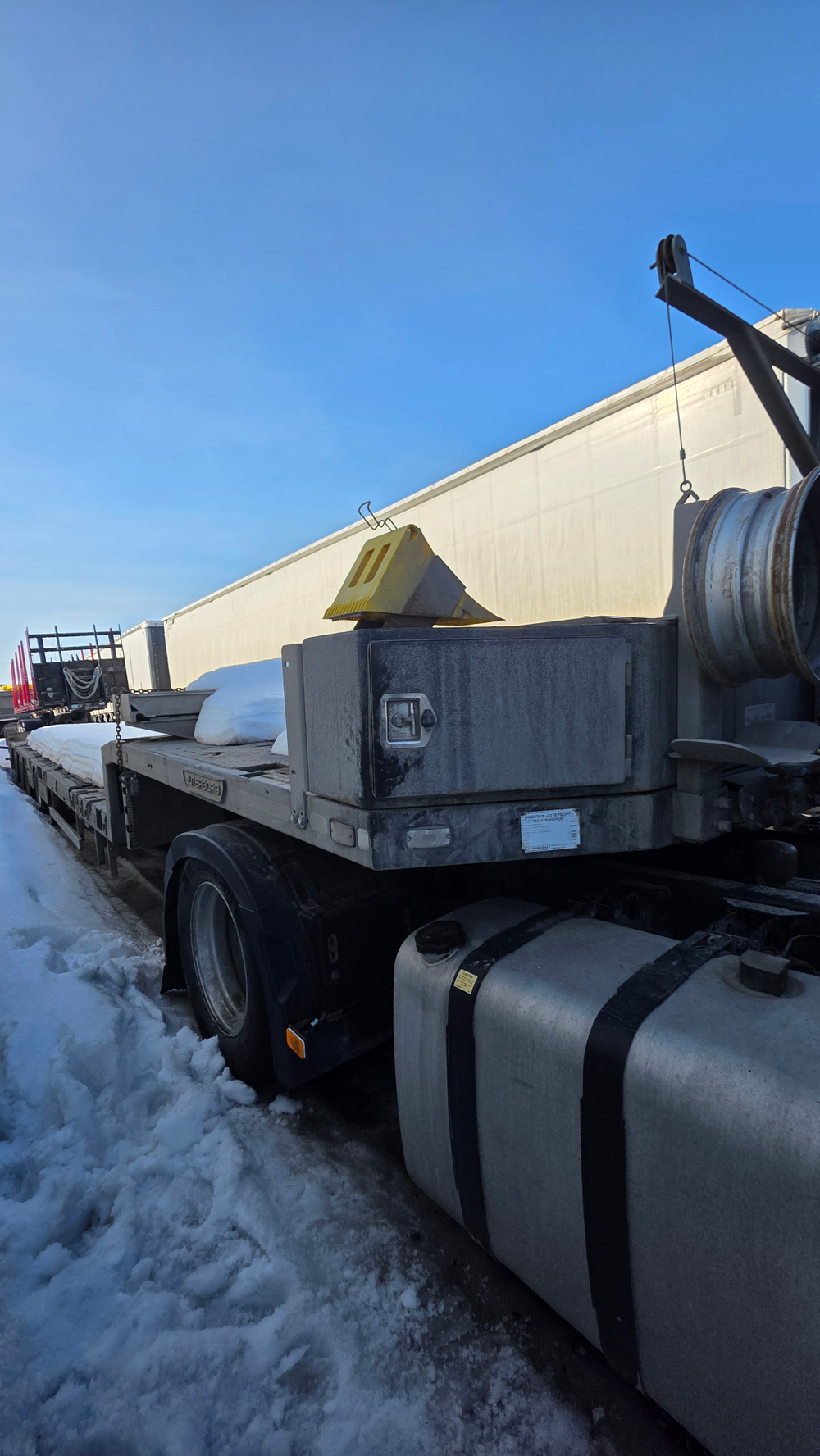 Ютерборг 9852* Полуприцеп тяжеловоз 4 оси 985245 (Раздвижной)